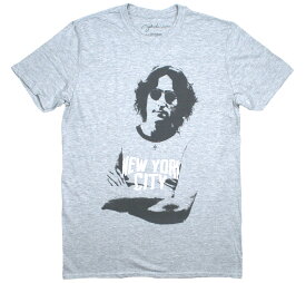 John Lennon / New York City Tee 6 (Grey) - ジョン・レノン Tシャツ