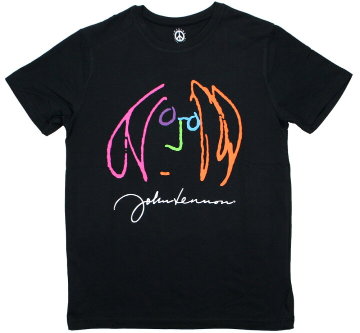 楽天市場】John Lennon / Self Portrait Tee 3 (Black) - ジョン 