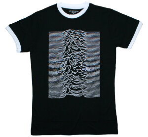 Joy Division / Unknown Pleasures Ringer Tee 21 (Black) - �W���C�E�f�B���B�W���� T�V���c