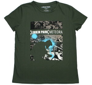 Linkin Park / Meteora Womens Tee (Olive Drab) - LEp[N TVc