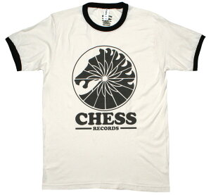 Chess Records / Knight Ringer Tee 2 (Vintage White/Black) - �`�F�X�E���R�[�h T�V���c