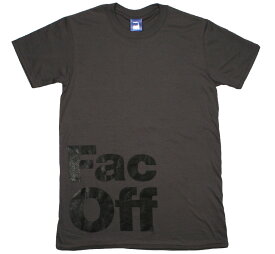 Factory Records / Fac Off Tee (Charcoal Grey) - ファクトリー・レコード Tシャツ