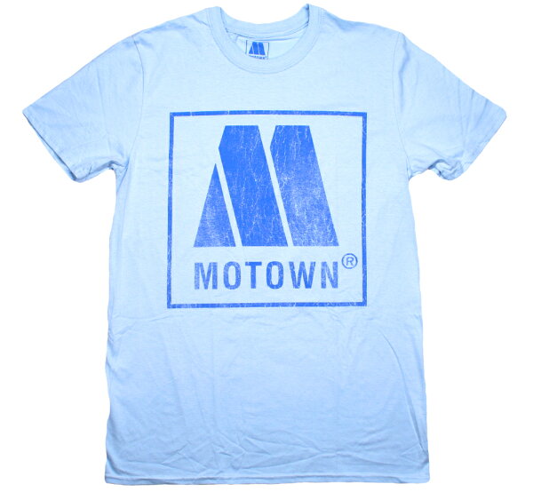 Motown Records / Logo Tee 3 (Light Blue) - モータウン・レコーズ Tシャツ
