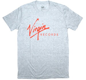 Virgin Records / Logo Tee (Grey) - ���@�[�W���E���R�[�h T�V���c