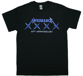 Metallica / 40th Anniversary XXXX Tee (Black) - メタリカ Tシャツ