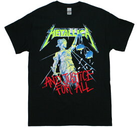 Metallica / ...And Justice for All Tee 7 (Black) - メタリカ Tシャツ