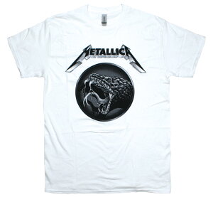 Metallica / Metallica (The Black Album) 2021 Poster Tee 2 (White) - ���^���J T�V���c