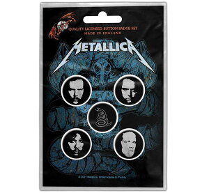 Metallica / Button Badge Pack - ���^���J �o�b�W �p�b�N