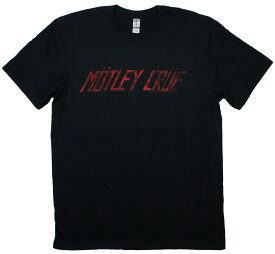 Mötley Crüe / Distressed Logo Tee (Black) - Motley Crue モトリー・クルー Tシャツ