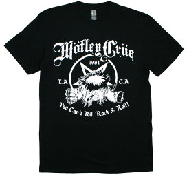 Mötley Crüe / You Can't Kill Rock & Roll Tee (Black) - Motley Crue モトリー・クルー Tシャツ