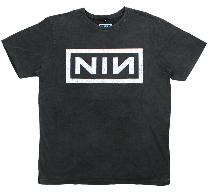 楽天市場】Nine Inch Nails / Classic Logo Stone Wash Tee 4 