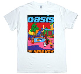 Oasis / Be Here Now Tee (White) - オアシス Tシャツ
