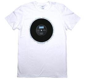 Oasis / Live Forever 7 inch Vinyl Tee (White) - オアシス Tシャツ