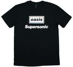 Oasis / Supersonic Tee 2 (Black) - �I�A�V�X T�V���c