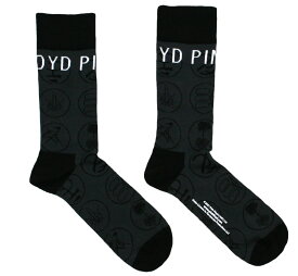 Pink Floyd / Later Years Socks (Charcoal Grey) - ピンク・フロイド ソックス