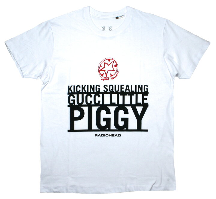 楽天市場】Radiohead / Paranoid Android Tee 2 (White) - レディオ  