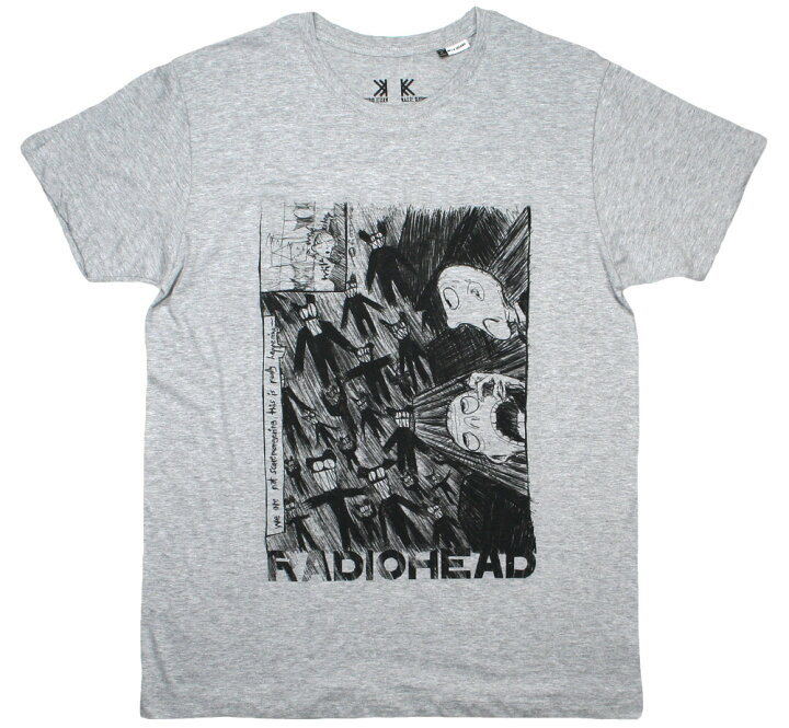 楽天市場】Radiohead / Idioteque Tee (Grey) - レディオヘッド T  