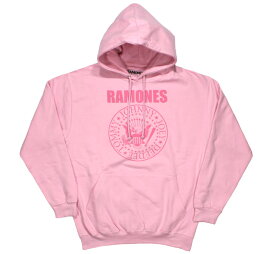 Ramones / Presidential Seal Hoodie 2 (Pink) - ラモーンズ プルオーバー パーカ