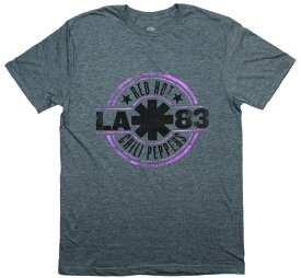 Red Hot Chili Peppers / LA 83 Tee 2 (Charcoal Grey) - レッド・ホット・チリ・ペッパーズ Tシャツ