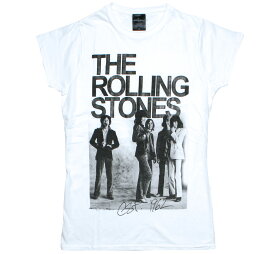 The Rolling Stones / Est. 1962 Group Photo Womens Tee 2 (White) - ザ・ローリング・ストーンズ Tシャツ