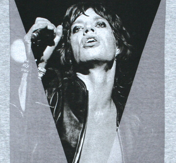 楽天市場】The Rolling Stones / Mick Jagger Tee 3 (Heather Grey 