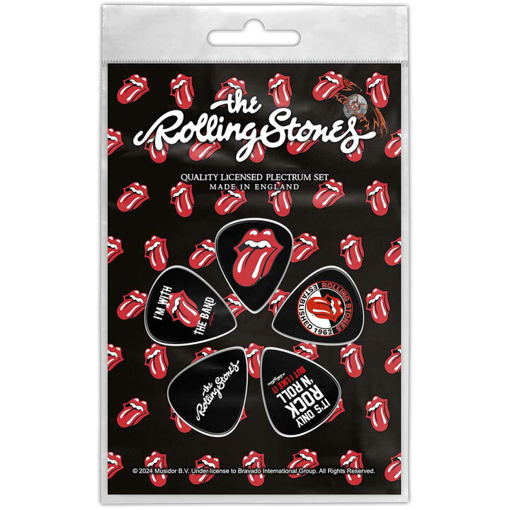 楽天市場】The Rolling Stones / Tongue Plectrum Pack - ザ 