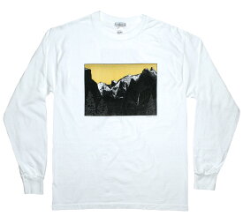 [Tom Killion] Yosemite Valley Long Sleeved Tee 2 (White) - トム・キリオン ロングスリーブ Tシャツ / ヨセミテ・ヴァレー
