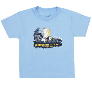 [Out of Print] Robert McCloskey / Blueberries for Sal Kids Tee (Light Blue) - [AEgEIuEvg] o[gE}bNXL[ / T[̂ TVc