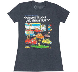 [Out of Print] Richard Scarry / Cars and Trucks and Things That Go Womens Tee (Midnight Navy) - [アウト・オブ・プリント] リチャード・スキャリー Tシャツ