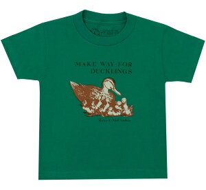 [Out of Print] Robert McCloskey / Make Way for Ducklings Kids Tee (Kelly Green) - [AEgEIuEvg] o[gE}bNXL[ / 񂨂Ƃ TVc