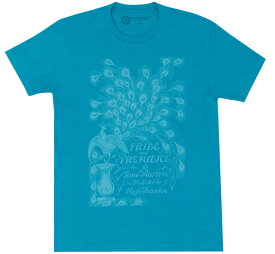 [Out of Print] Jane Austen / Pride and Prejudice Tee 2 (Teal) - 高慢と偏見 Tシャツ