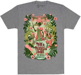 [Out of Print] Seth Grahame-Smith / Pride and Prejudice and Zombies Tee (Heather Grey) - 高慢と偏見とゾンビ Tシャツ