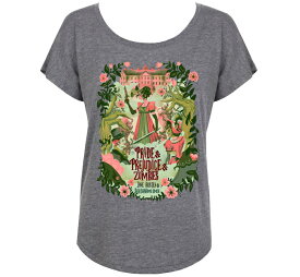 [Out of Print] Seth Grahame-Smith / Pride and Prejudice and Zombies Womens Relaxed Fit Tee (Heather Grey) - 高慢と偏見とゾンビ Tシャツ
