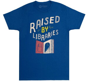 [Out of Print] Raised by Libraries Tee (Royal Blue) - [�A�E�g�E�I�u�E�v�����g] �}�C�L�[�E�o�[�g�� T�V���c