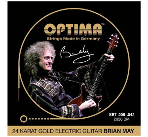 [OPTIMA] BRIAN MAY Gold Strings [2028.BM] (.009-.042) - IveB} 24bL GNgbN M^[