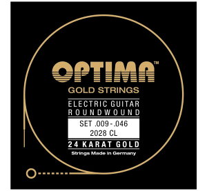 [OPTIMA] 24K Gold Strings [2028.CL] (.009-.046) - �I�v�e�B�} 24�����b�L �G���N�g���b�N �M�^�[��