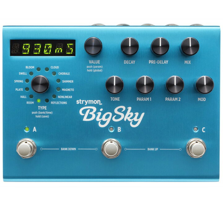 楽天市場】[strymon] BigSky [Multidimensional Reverb] - [ストライ 