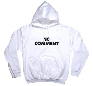 Sub Pop Records / No Comment Pullover Hoodie (White) - �T�u �|�b�v ���R�[�Y �t�[�h �p�[�J