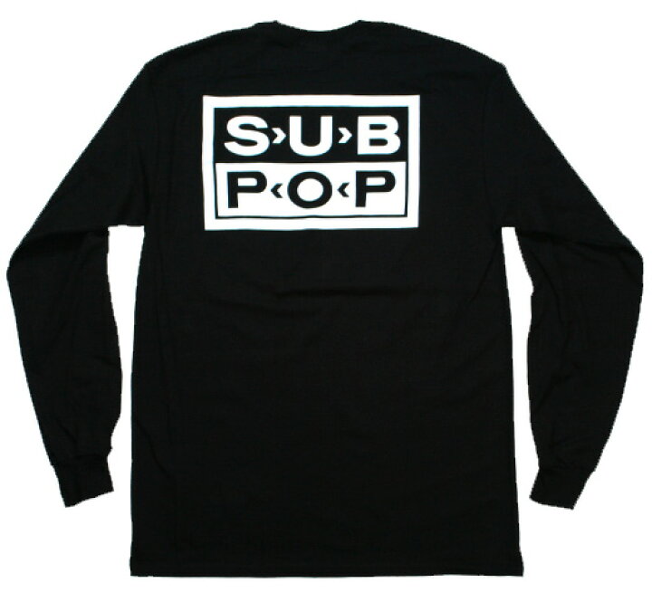 楽天市場】Sub Pop Records / Loser Long Sleeve Tee (Black) - サブ 
