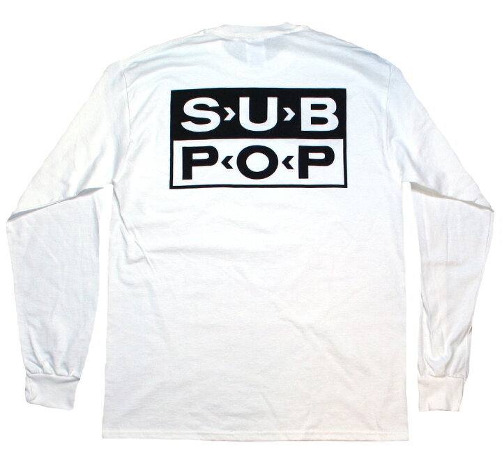 楽天市場】Sub Pop Records / Loser Long Sleeve Tee (White) - サブ 