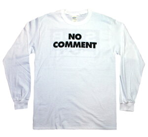 Sub Pop Records / NO COMMENT Long Sleeve Tee (White) - �T�u �|�b�v ���R�[�Y �����O�X���[�u T�V���c