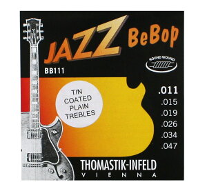 [Thomastik-Infeld] Jazz BeBop BB111T (.011-.047) (Tin Plated) - �g�}�X�e�B�b�N �C���t�F���g �W���Y �M�^�[��