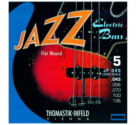 [Thomastik-Infeld] Jazz Electric Bass JF345 Long Scale 34" (.043-.136) - トマスティック インフェルト ジャズ ベース弦