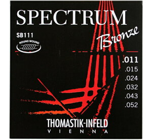 [Thomastik-Infeld] SPECTRUM Bronze SB111 (.011-.052) - g}XeBbN CtFg AR[XeBbN M^[