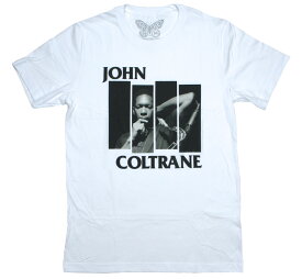 [Worn Free] John Coltrane / Blue Train Tee 2 (White) - [ウォーン・フリー] ジョン・コルトレーン Tシャツ