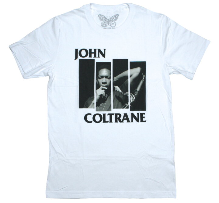 楽天市場】[Worn Free] John Coltrane / Blue Train Tee 2 (White 