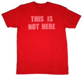 [Worn Free] John Lennon / This Is Not Here Tee (Red) - [ウォーン・フリー] ジョン・レノン Tシャツ