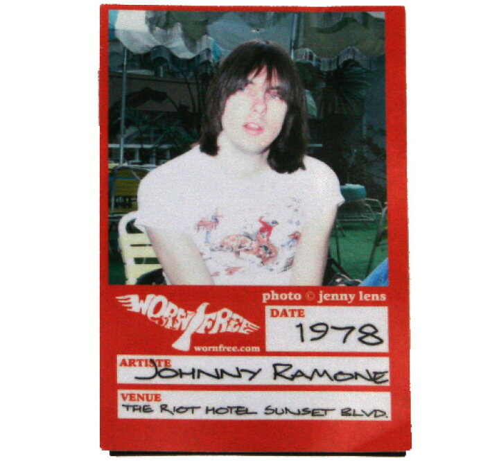楽天市場】[Worn Free] Johnny Ramone / Denver Tee - [ウォーン 