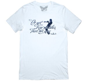 [Worn Free] Miles Davis / Do Not Fear Mistakes There Are None Tee 2 (White) - [�E�H�[���E�t���[] �}�C���X�E�f�C���B�X T�V���c