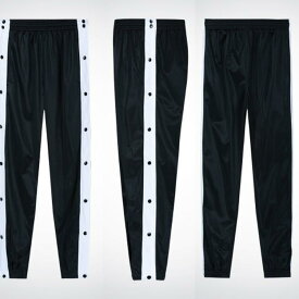 バスケパンツ 冬 キッズ バスケットボールパンツ 大人 スナップボタン バスケットパンツ 裾ボタン サイドボタン サイドライン ジュニア 男の子 長ズボン ロングパンツ ジャージ 下 防寒 女の子 男性 女性 メンズ レディース バスパン 裏起毛